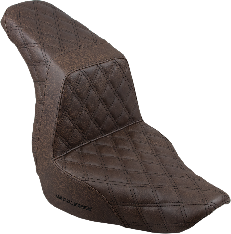 Saddlemen Brown Step-Up Gel Seat for 2018-2025 Harley Softail Low Rider FLSB