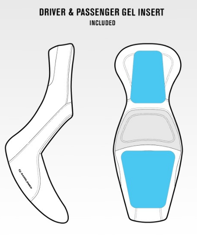 Saddlemen Explorer Touring Lattice Stitch Seat 2018-25 Harley Softail FXLR FLSB