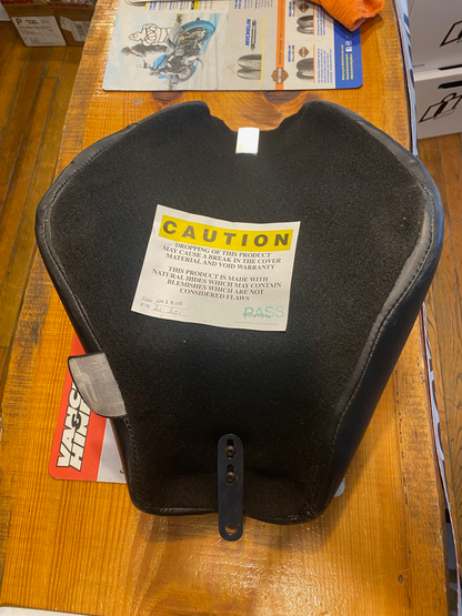 Danny Gray Plain Black Vinyl Weekday Solo Seat 2018-2024 Harley Softail Heritage