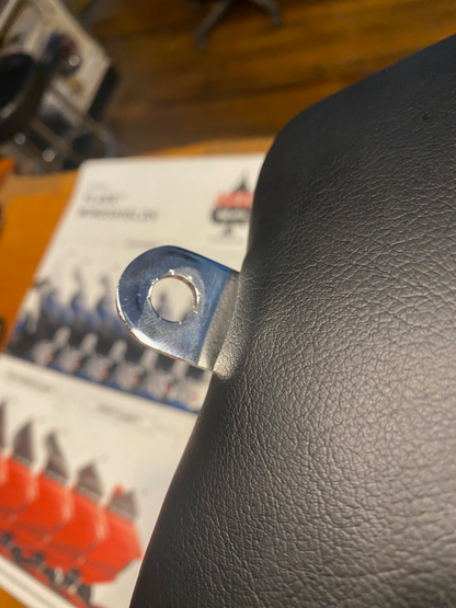 Danny Gray Plain Black Vinyl Weekday Solo Seat 2018-2024 Harley Softail Heritage