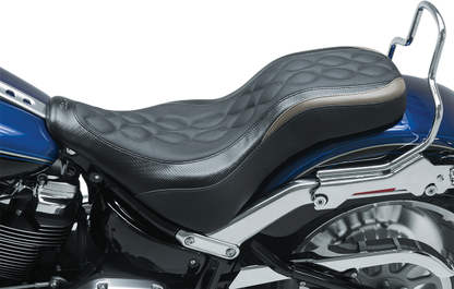 Mustang Day Tripper Seat for 2018-2021 Harley Softail Fat Boy 114 FLFBS FLFB