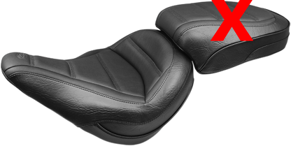 Mustang Touring Stitched Solo Seat fitd 2018-2021 Harley Softail Slim FLSL 75061