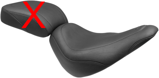 Mustang Tripper Smooth Wide Solo Seat fits 2018-2021 Harley Softail Slim FLSL