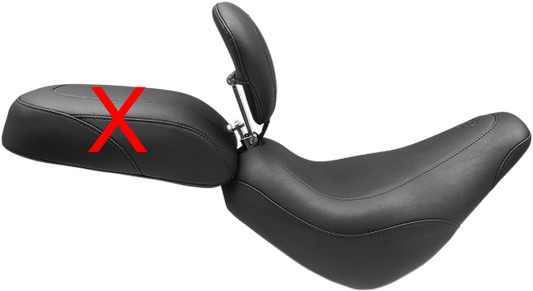 Mustang Tripper Solo Seat & Backrest 2018-2021 Harley Softail Street Bob 79493