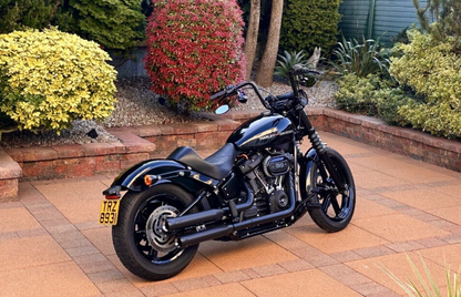 Drag Specialties Scorpion EZ On Solo Seat for 2018-2024 Harley Softail FXBB FLHC