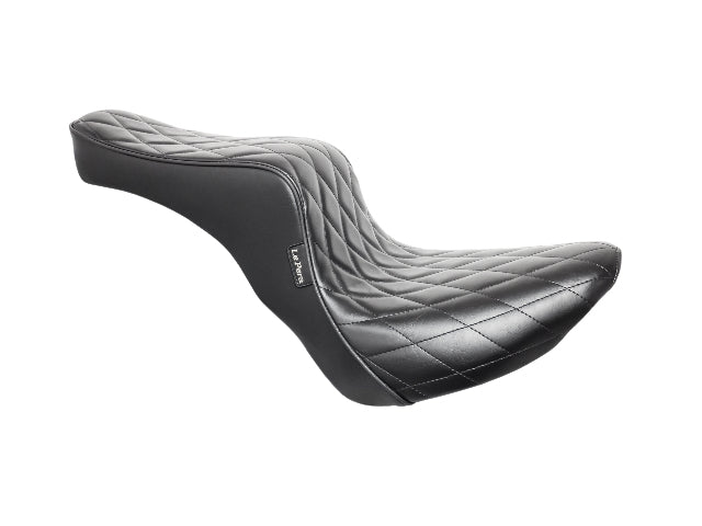 Le Pera Black Diamond Stitch Cherokee Seat 2018-2023 Harley Softail Street Bob