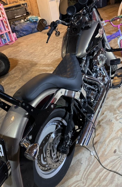 Saddlemen Profiler Lattice Low Gel Seat 2000-06 Harley Softail Heritage Fat Boy