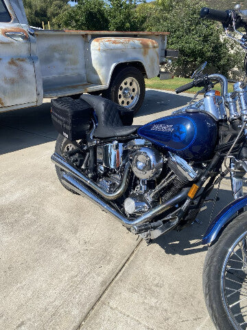 Saddlemen Profiler Gel Lattice Stitch Low Seat for 1984-1999 Harley Softail