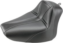 Saddlemen Dominator Gray Stitch Solo Gel Seat 2000-2006 Harley Softail FLST FXST