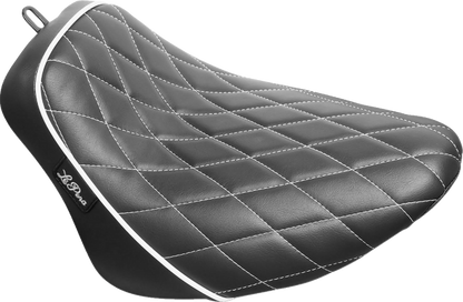 Le Pera Bare Bones White Diamond Solo Seat for 2018-23 Harley Softail FXBB FLSL