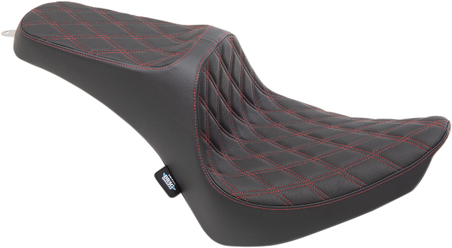 Drag Specialties Predator Red Diamond Seat 2000-2017 Harley Davidson Softail