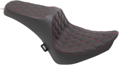 Drag Specialties Predator Red Diamond Seat 2000-2017 Harley Davidson Softail