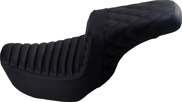 Saddlemen Step-Up Tuck n Roll Lattice Gel Seat fits 2006-2017 Harley Dyna FXD