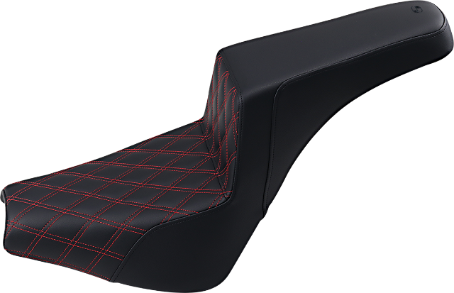 Saddlemen Step-Up Red Lattice Gel Seat fits 2018-2024 Harley Softail FXBB FXST