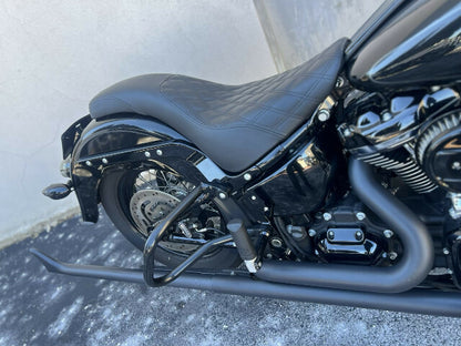 Saddlemen Profiler Lattice Low Gel Seat fits 2018-2025 Harley Softail FLDE FLHC