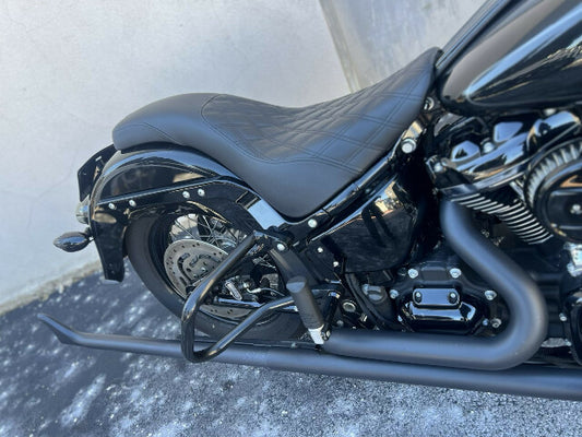 Saddlemen Profiler Lattice Low Gel Seat fits 2018-2025 Harley Softail FLDE FLHC