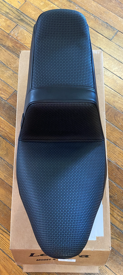 Le Pera Tailwhip Basketweave Seat fits 2018-2025 Harley Softail FXLR FLSB