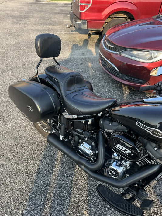 Le Pera Maverick Daddy Long Legs Seat fits 2018-26 Harley Softail Low Rider FLSB
