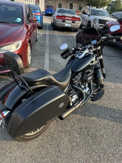 Le Pera Maverick Daddy Long Legs Seat fits 2018-2025 Harley Softail FXLR FLSB