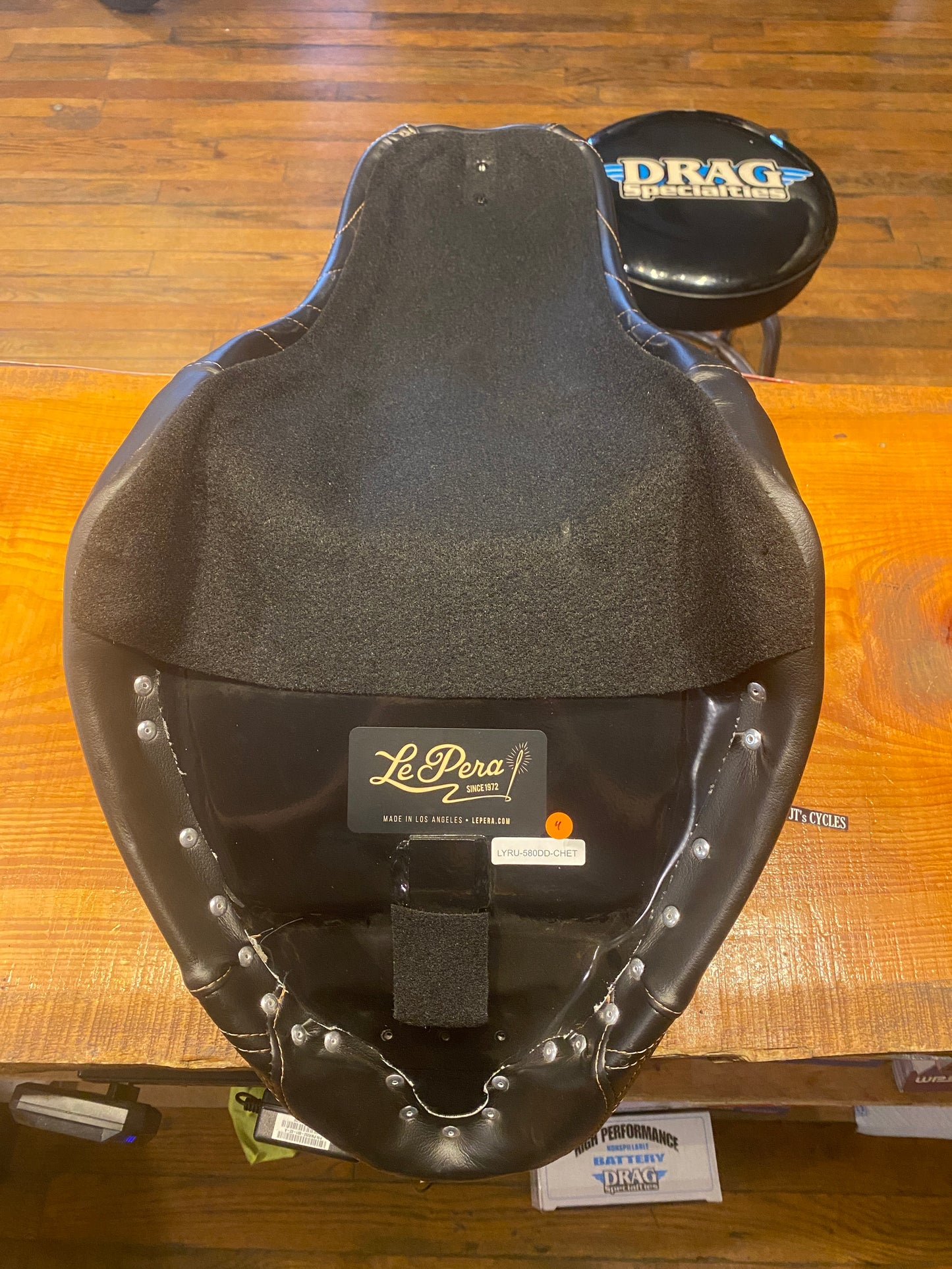 Le Pera Tailwhip Chestnut Diamond Up Front Seat for 2018-26 Harley Softail FXLR