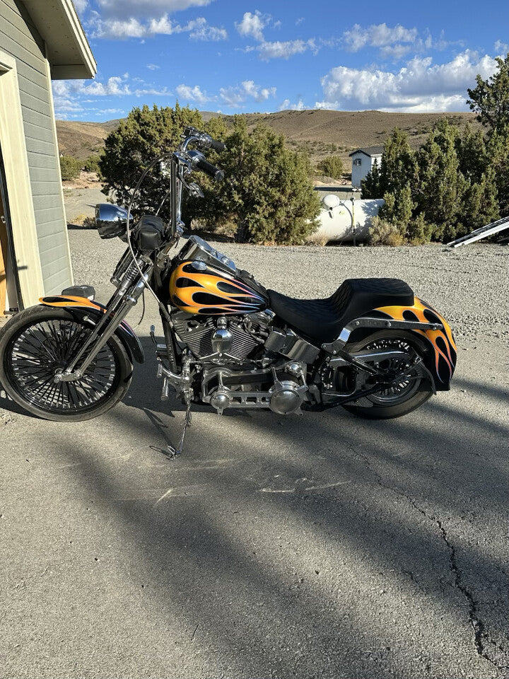 Drag Specialties Predator Diamond Seat for 2000-2017 Harley Softail FLST FXST