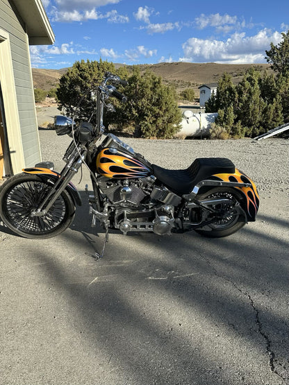 Drag Specialties Predator Diamond Seat for 2000-2017 Harley Softail FLST FXST