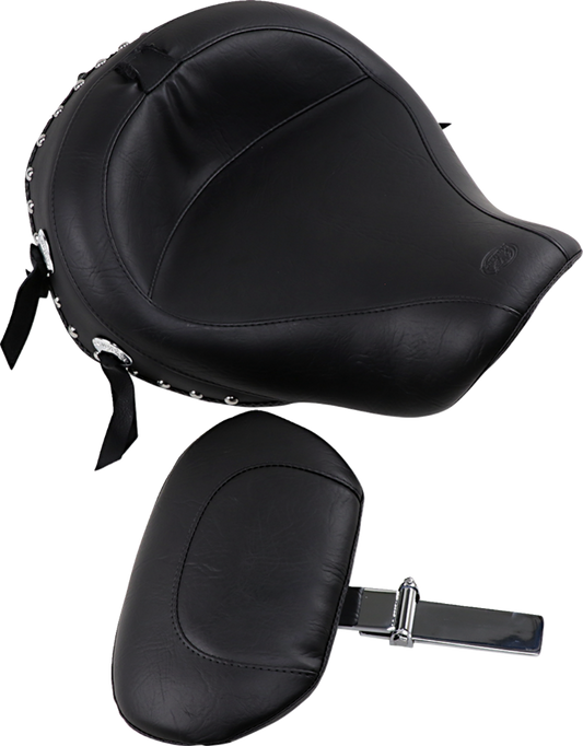 Mustang Wide Solo Seat for 2006-17 Harley Dyna Low Rider Super Glide Street Bob