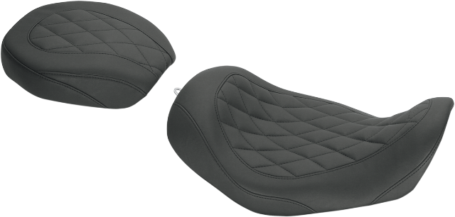 Mustang Tripper Diamond Motorcycle Solo Seat 06-17 Harley Dyna FXDF FXDB FLD
