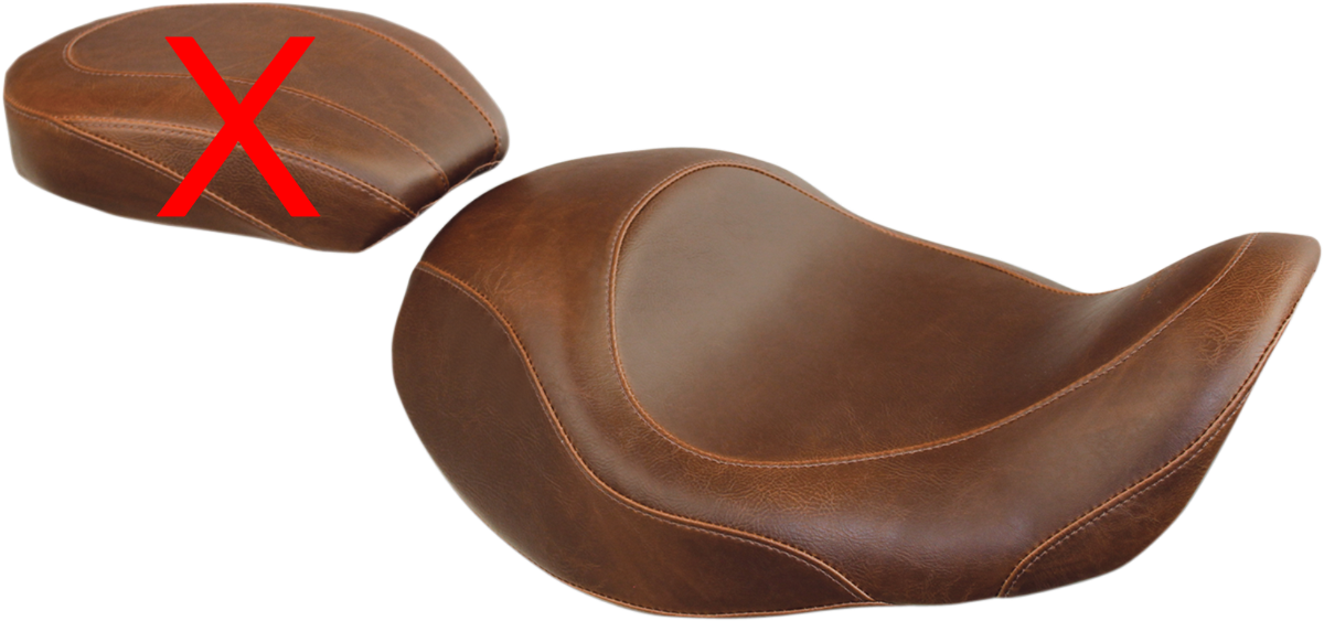 Mustang Wide Tripper Forward Position Solo Seat 2006-2017 Harley Dyna FXD FXDB