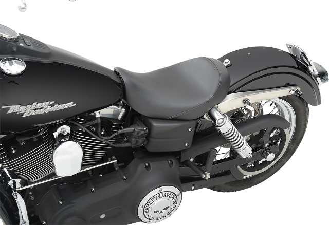 Saddlemen S3 Super Slammed Solo Gel Seat fits 2006-2017 Harley Dyna FXD FXDWG