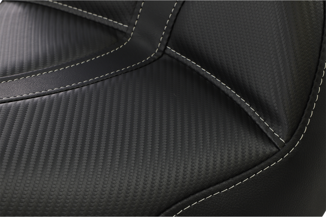 Saddlemen Dominator Gray Stitch Solo Seat fits 2006-2017 Harley Dyna FXD FXDB