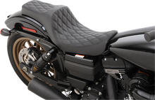 Drag Specialties Diamond Stitch Predator III Seat for 2006-17 Harley Dyna FXD