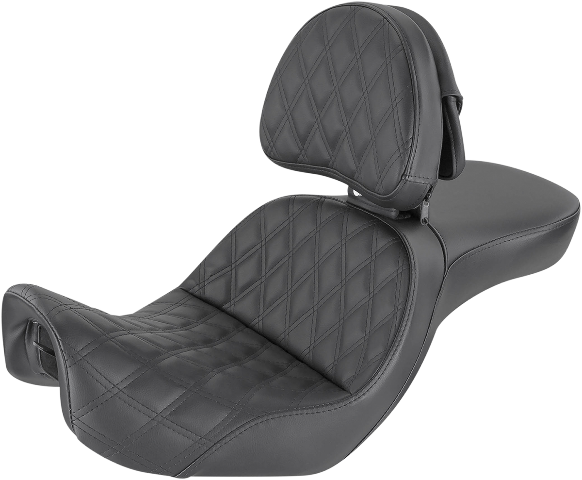Saddlemen Explorer Lattice Stitch Seat & Backrest fits 2006-2017 Harley Dyna FXD