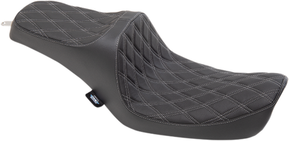 Drag Specialties Predator III Silver Diamond Seat fits 1996-2003 Harley Dyna FXD