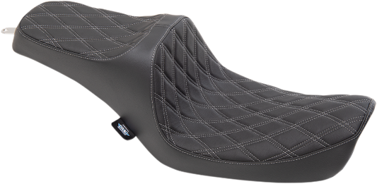 Drag Specialties Predator III Silver Diamond Seat fits 1996-2003 Harley Dyna FXD