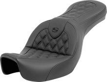 Saddlemen Roadsofa Lattice Stitch Gel Seat fits 2006-2017 Harley Davidson Dyna