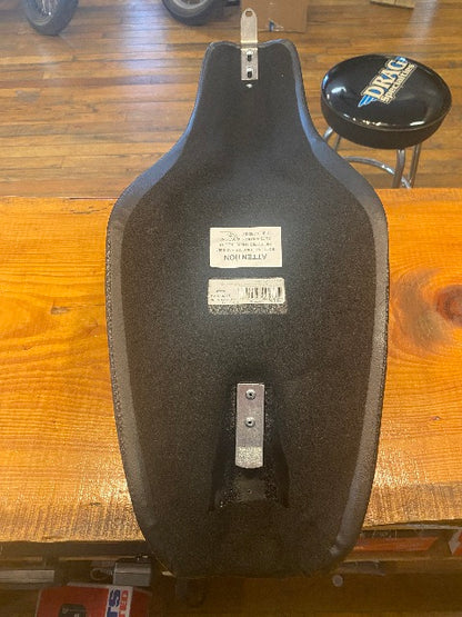 Slyfox Drifter Carbon Fiber Slipstop Lumbar Seat for 1996-2003 Harley Dyna FXDL