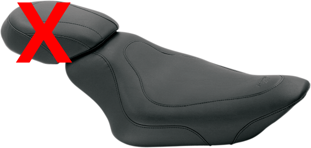 Mustang Tripper Solo Seat 2004-2021 Harley Sportster with 4.5 Gallon Tank