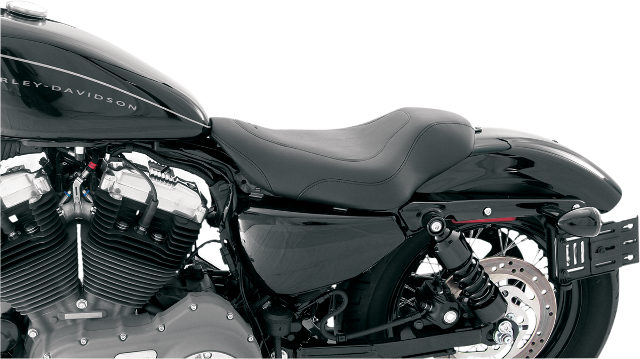 Mustang Tripper Solo Seat for 2004-2021 Harley Sportster 3.3 Gallon Tank 76570