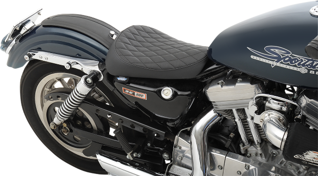 Drag Specialties Diamond Stitch Solo Seat fits 1982-2003 Harley Sportster XL XLH
