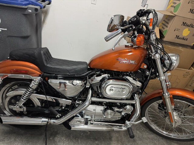 Saddlemen Step Up Lattice Stitch 2-Up Seat 1977-2003 Harley Sportster Models XL