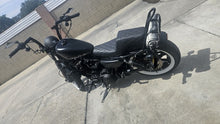Saddlemen Black Step-Up Lattice Stitch Seat fits 2004-2022 Harley Sportster XL
