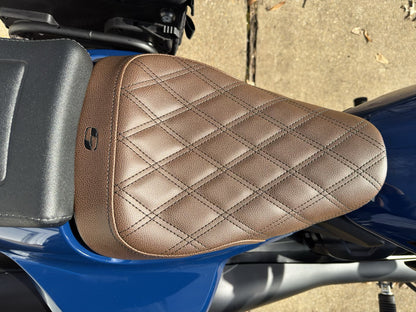 Saddlemen Brown Lattice Stitch Solo Seat for 2021-2025 Harley Sportster RH1250S