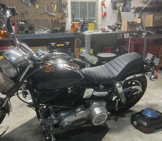 Drag Specialties Spoon Style Seat 1958-1984 Harley Shovelhead FX FL FXS FXD FLHT