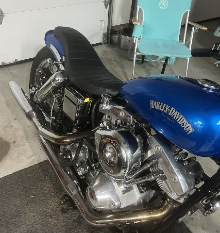 Drag Specialties Spoon Style Seat 1958-1984 Harley Shovelhead FX FL FXS FXD FLHT