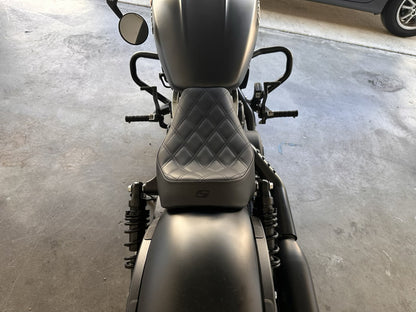 Saddlemen Renegade Lattice Solo Seat fits 2018-2024 Indian Scout Bobber Rogue