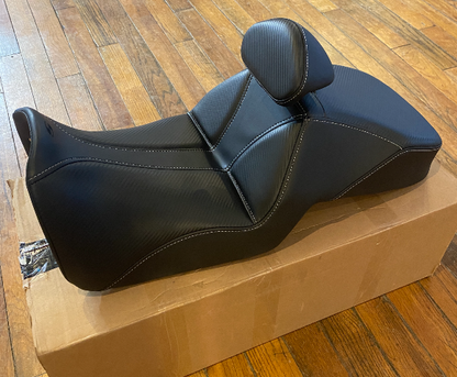 Saddlemen Adventure Tour Low Seat w/ Backrest 2021-2025 for Harley Pan America