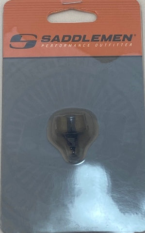 Saddlemen Single Black 1/4"-20 Rear Motorcycle Seat Mounting Knob Bolt