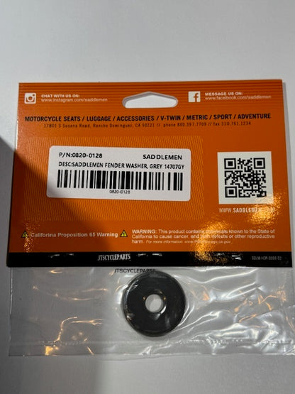 Saddlemen Single Gray Motorcycle Seat To Fender Washer for Harley Davidson