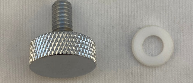 Drag Specialties Chrome 1/4-20 Seat to Fender Mount Knob Bolt Harley Davidson